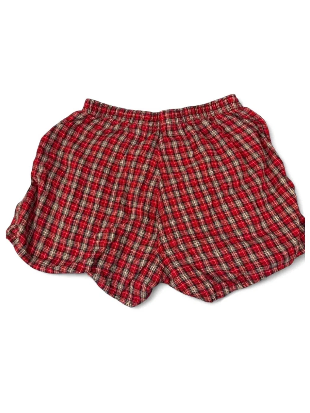 Vintage 1995 Marvin the Martian Plaid Boxer Shorts Warner Bros Size M